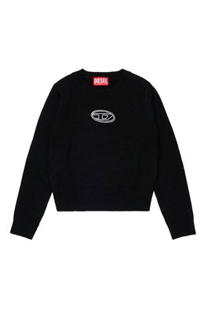 maglione in poliammide nero DIESEL KIDS | J02435KYAYXK900